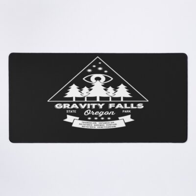 Visit Gravity Falls, Oregon! Mouse Pad Official Gravity Falls Merch