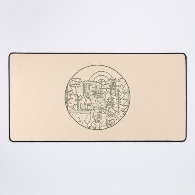 Gravity Falls Line Art Mouse Pad Official Gravity Falls Merch