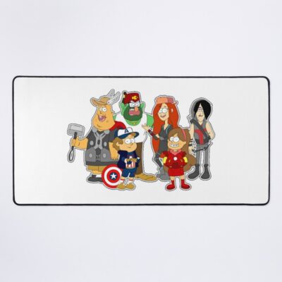 Gravity Avengers Gravity Falls Mouse Pad Official Gravity Falls Merch