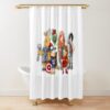 Gravity Avengers Gravity Falls Shower Curtain Official Gravity Falls Merch