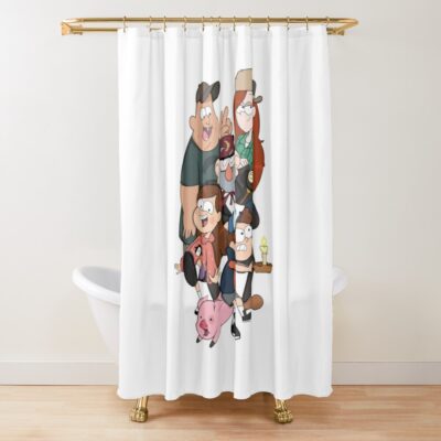 Gravity Falls Shower Curtain Official Gravity Falls Merch