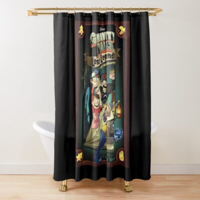 Gravity Falls Presentation Series Classic Shower Curtain Official Gravity Falls Merch