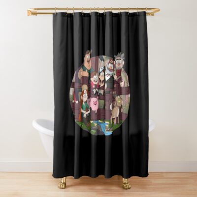 Gravity Falls Shower Curtain Official Gravity Falls Merch