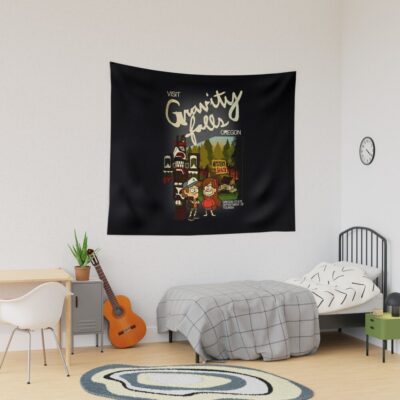 Visit Gravity Falls Tapestry Official Gravity Falls Merch