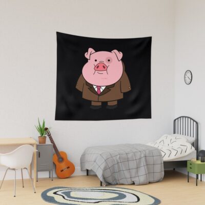 Gravity Falls Boss Waddles Tapestry Official Gravity Falls Merch