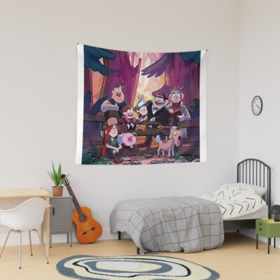 The Gravity Falls Poster Tapestry Official Gravity Falls Merch