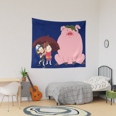 Gravity Falls Rainy Day Tapestry Official Gravity Falls Merch