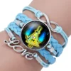 kf Hf5470bc2f4ff40288d5e89de8cb3e21eP Cartoon Gravity Falls Bill Cipher Figure Toys Gravity Falls Bracelet Bill Cipher Keychains Action Figure Decoration - Gravity Falls Store